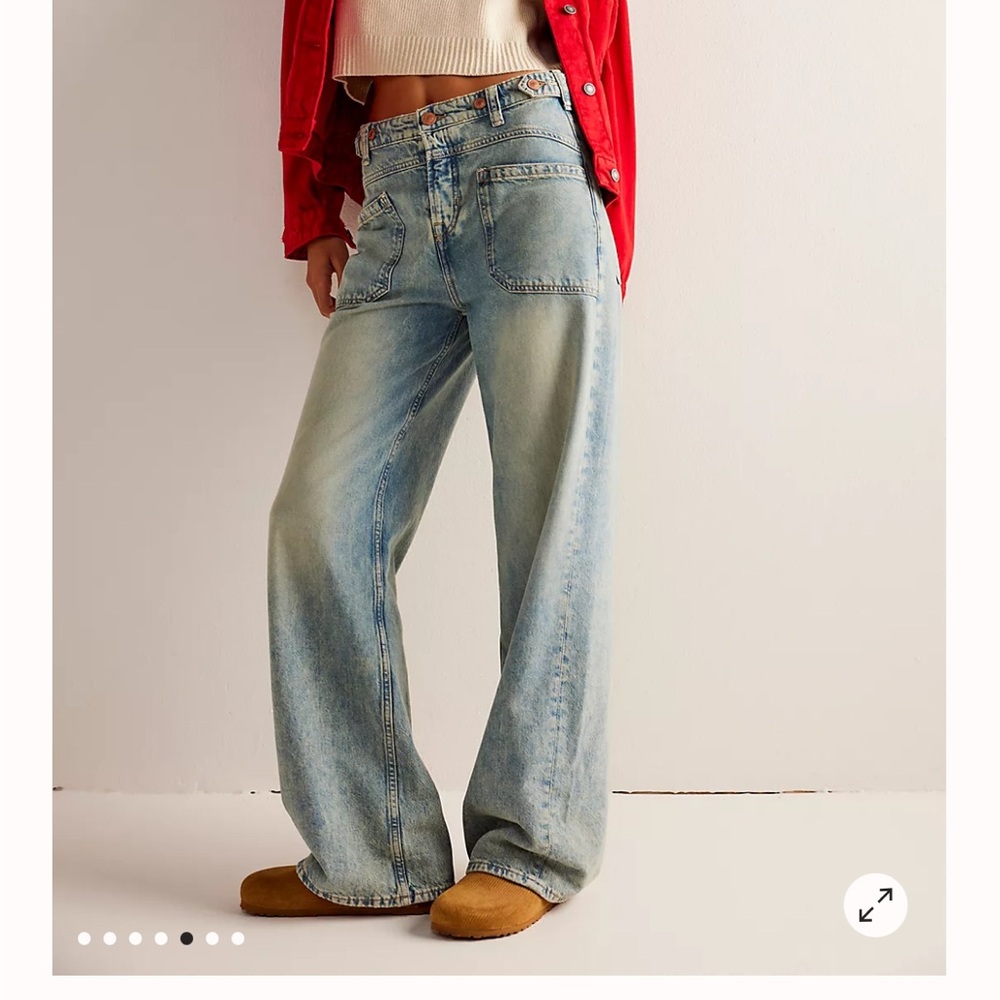We The Free Palmer Cuffed Jeans in ‘la la land’ sz 24